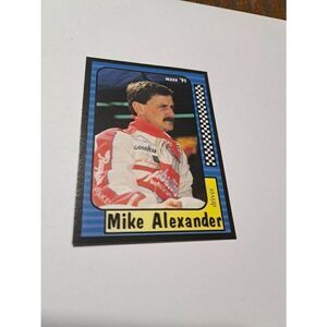 Vintage 1991 Maxx Mike Alexander #85 Race Car Nascar Trading Card